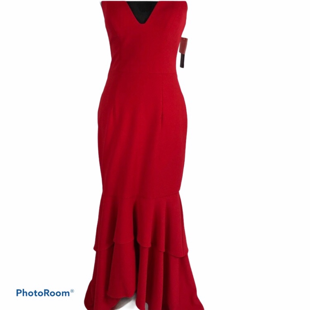 Betsy & Adam Mermaid Hem Cocktail Dress Size 4